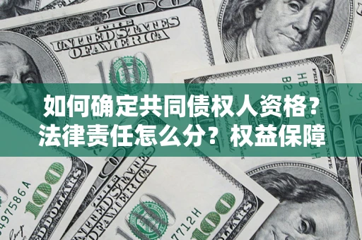 北京如何确定共同债权人资格？法律责任怎么分？权益保障技巧揭秘！