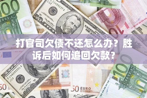 北京打官司欠债不还怎么办？胜诉后如何追回欠款？