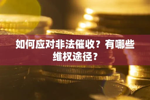 北京如何应对非法催收？有哪些维权途径？