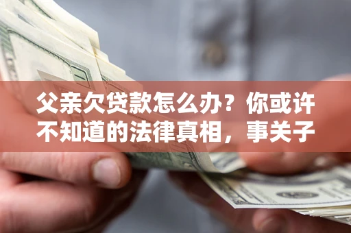 北京父亲欠贷款怎么办？你或许不知道的法律真相，事关子女未来