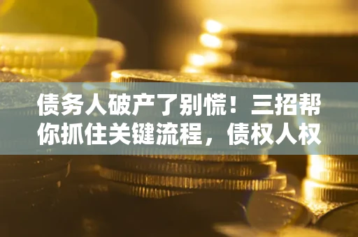 北京债务人破产了别慌！三招帮你抓住关键流程，债权人权益不再缩水