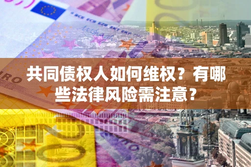 北京共同债权人如何维权？有哪些法律风险需注意？