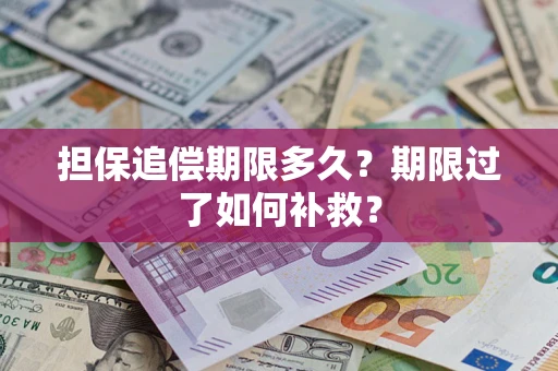 北京担保追偿期限多久？期限过了如何补救？