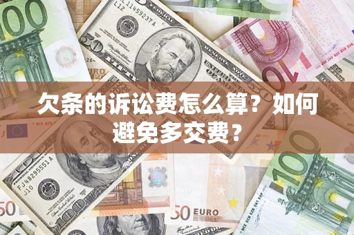 北京欠条的诉讼费怎么算？如何避免多交费？
