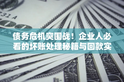 北京债务危机突围战！企业人必看的坏账处理秘籍与回款实战指南